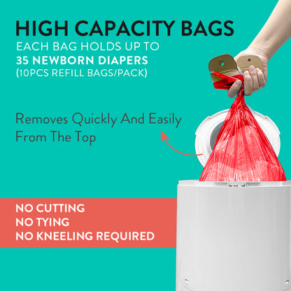 DIAPER TWIST'R  Refill bags 10pk