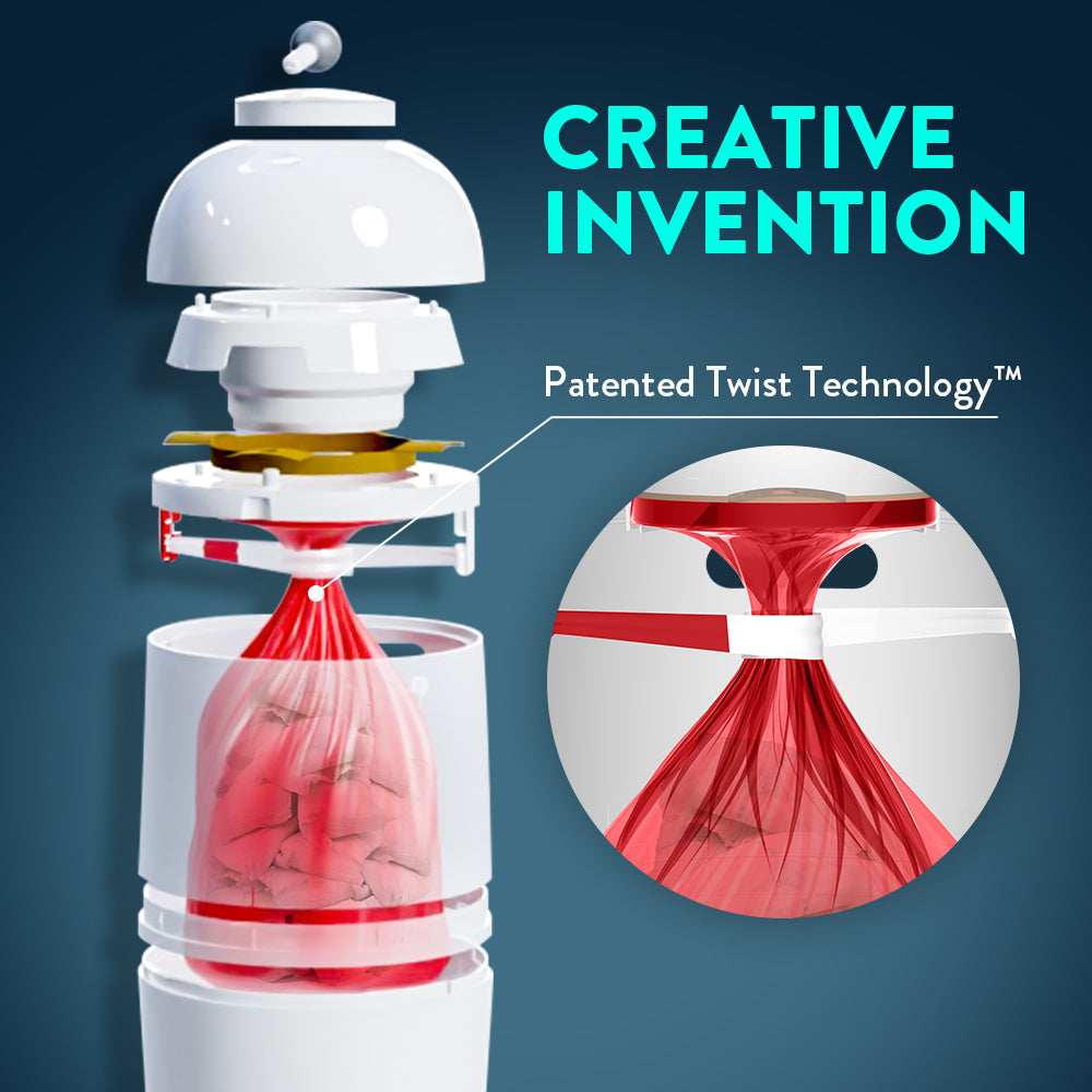 DIAPER TWIST'R® NAPPY PAIL