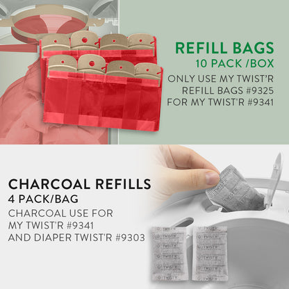 MY TWIST'R  XL Refill bags 10pk